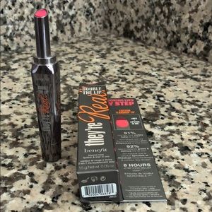 Benefit “They’re Real” lipstick: fuchsia fever